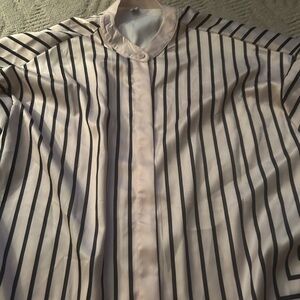 Striped Button-Up Shirt
